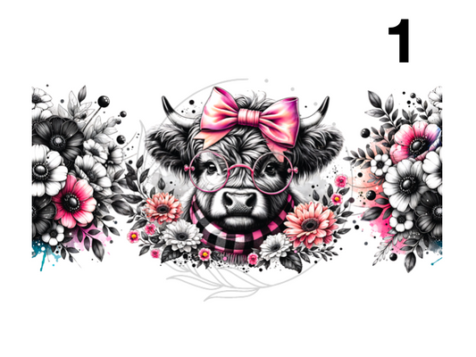 H57 | Transfer de sublimación | Cow Pink