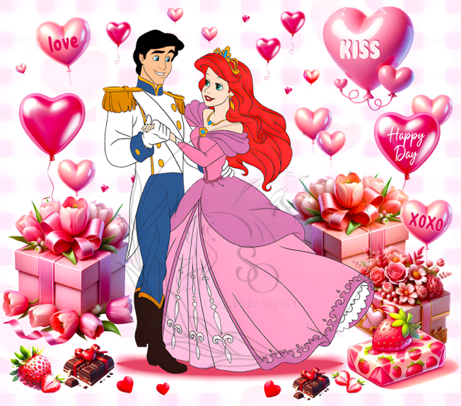 T891 Transfers De Sublimacion San Valentin | Ariel