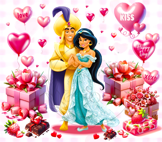 T892Transfers De Sublimacion San Valentin | Aladdin - Jasmine