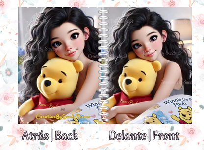 C8 | CUADERNO Y LIBRETA | Lo Mejor Para Abrazar Winnie The Pooh