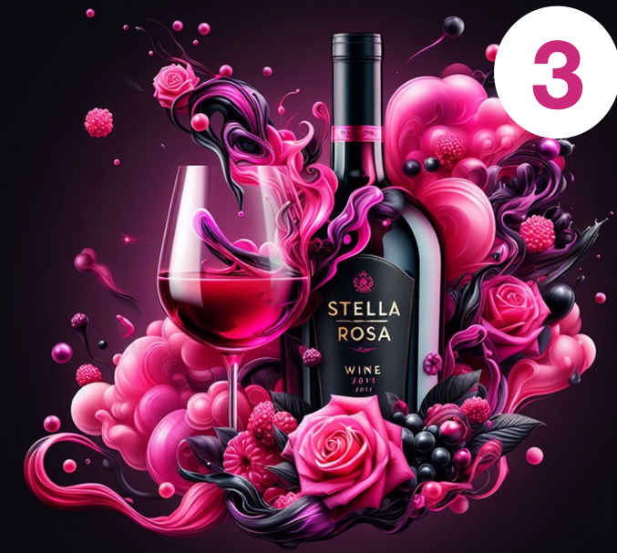 T909 | TRANSFERS DE SUBLIMACION |  Stella Rosa