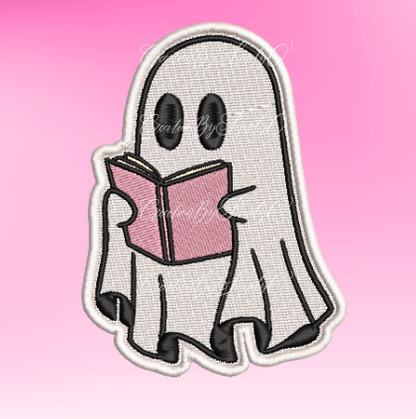 Pink book Boo | Halloween | X10 | Adhesivo Facil de colocar
