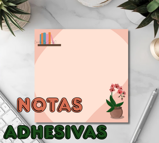 N3 Nota Adhesiva de 3X3 Pulgadas de Paginas | Plant and plan sticky note