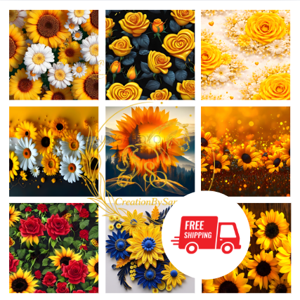 O9 FLORES AMARILLAS BUNDLE