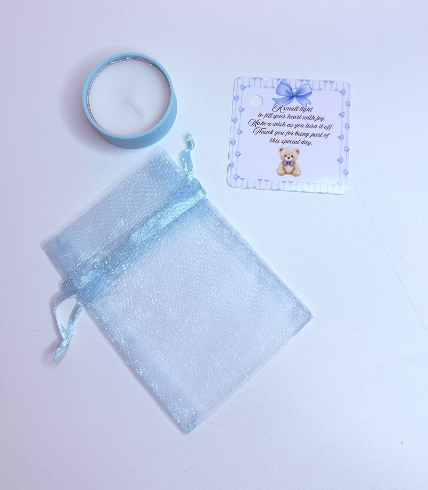 C5 - Vela Mini para Baby Shower