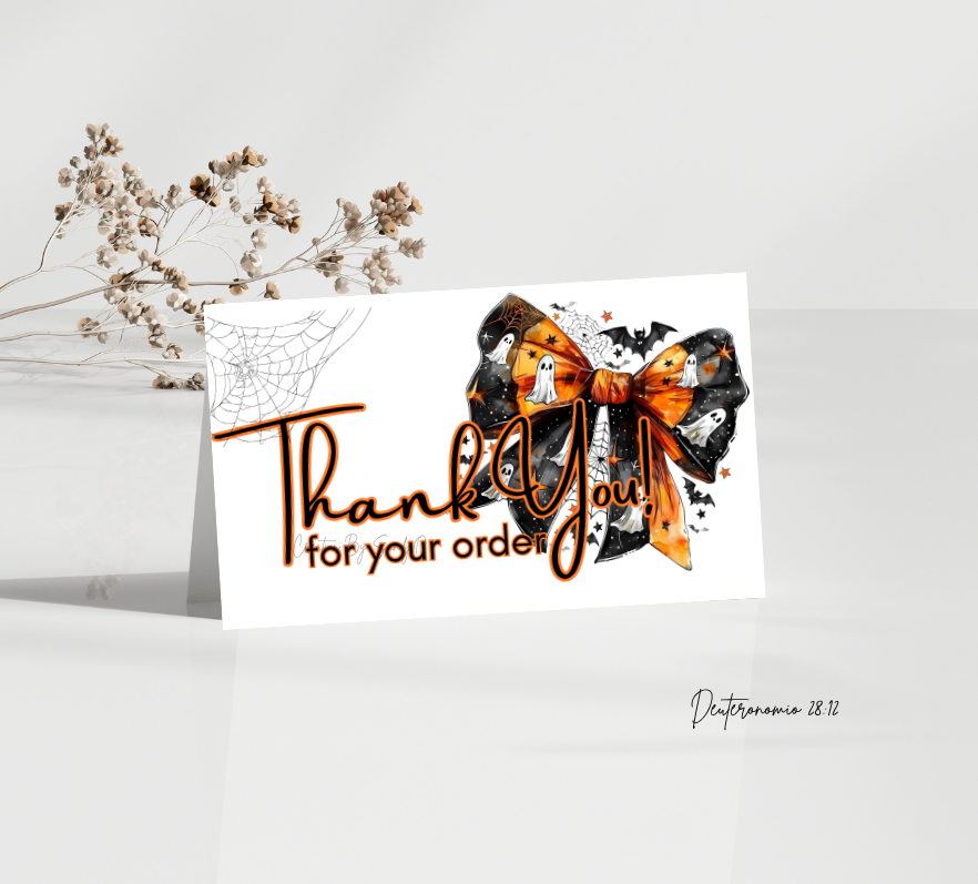 A2 | THANK YOU CARDS | HALLOWEEN