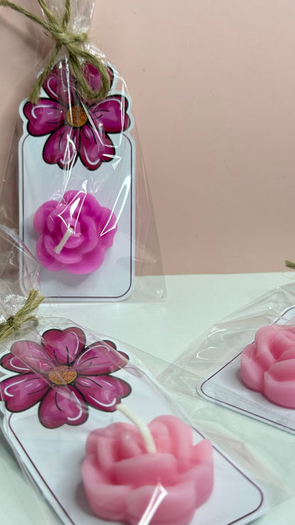Mini Rose Candle Favors – Perfect for Party Gifts & Decoration | C4