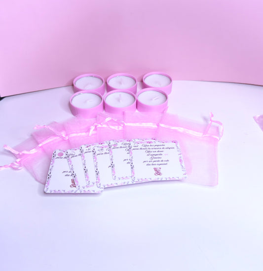 C5 - Vela Mini para Baby Shower