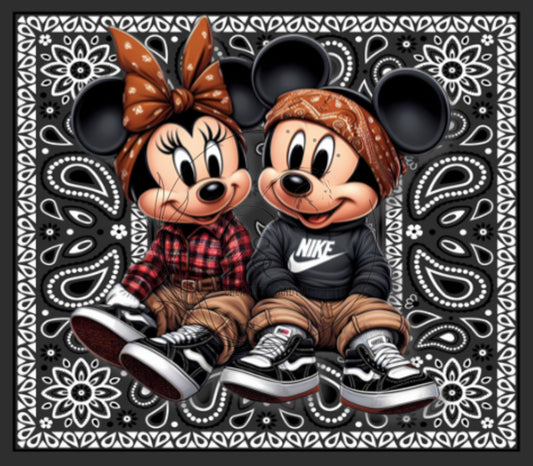 T687 | Sublimation Transfers | Minne and Mickey