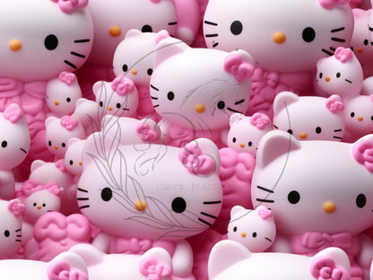 T170 Transfer De Sublimacion Hello Kitty