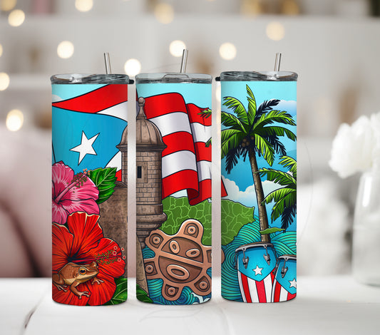 T222 Puerto Rico Sublimation Transfer