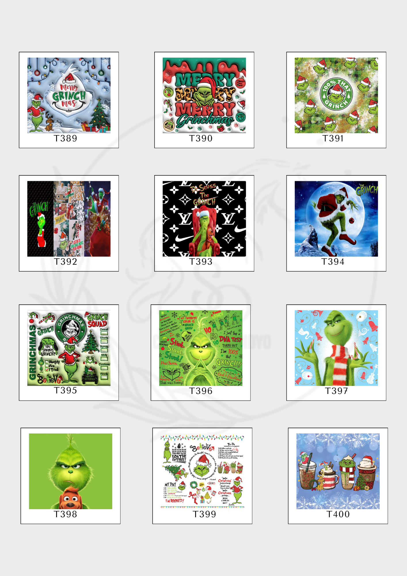 T389 -NAVIDAD Grinch