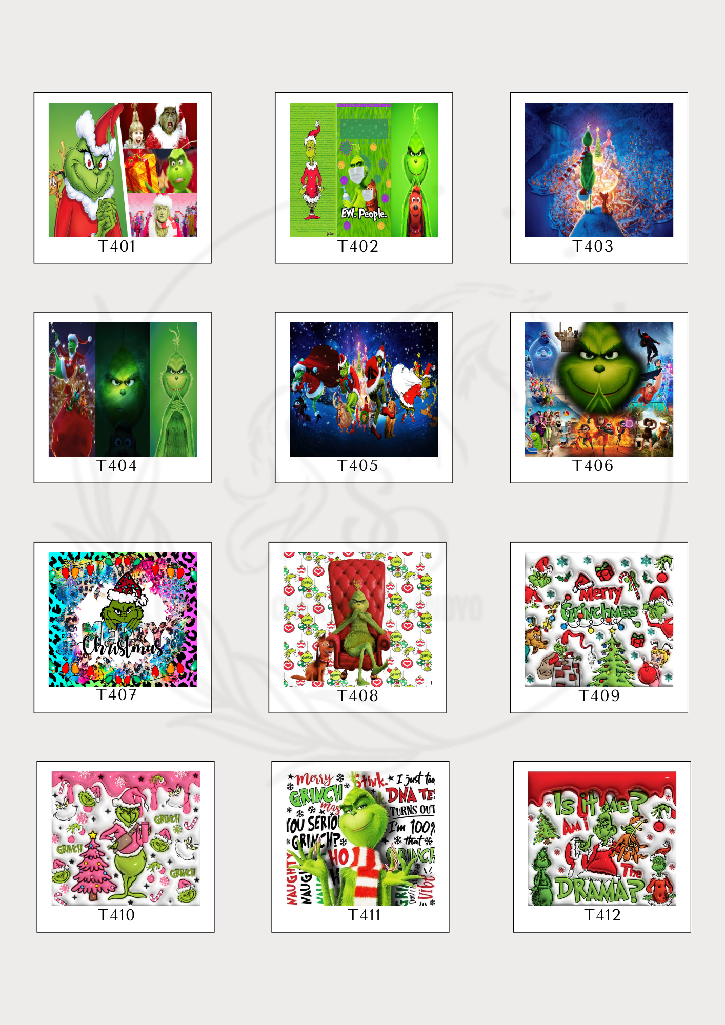 T389 -NAVIDAD Grinch