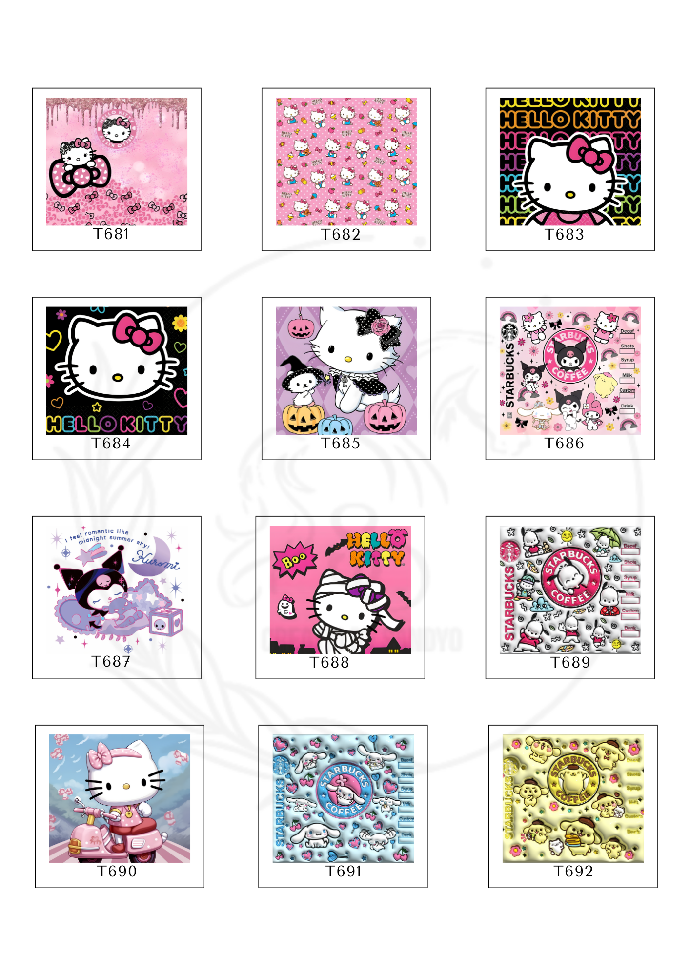 T609 - Hello Kitty, Melody Wrap